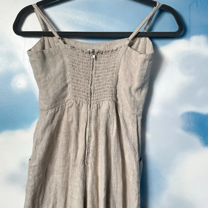 Reformation  linen jumpsuit - Image 3