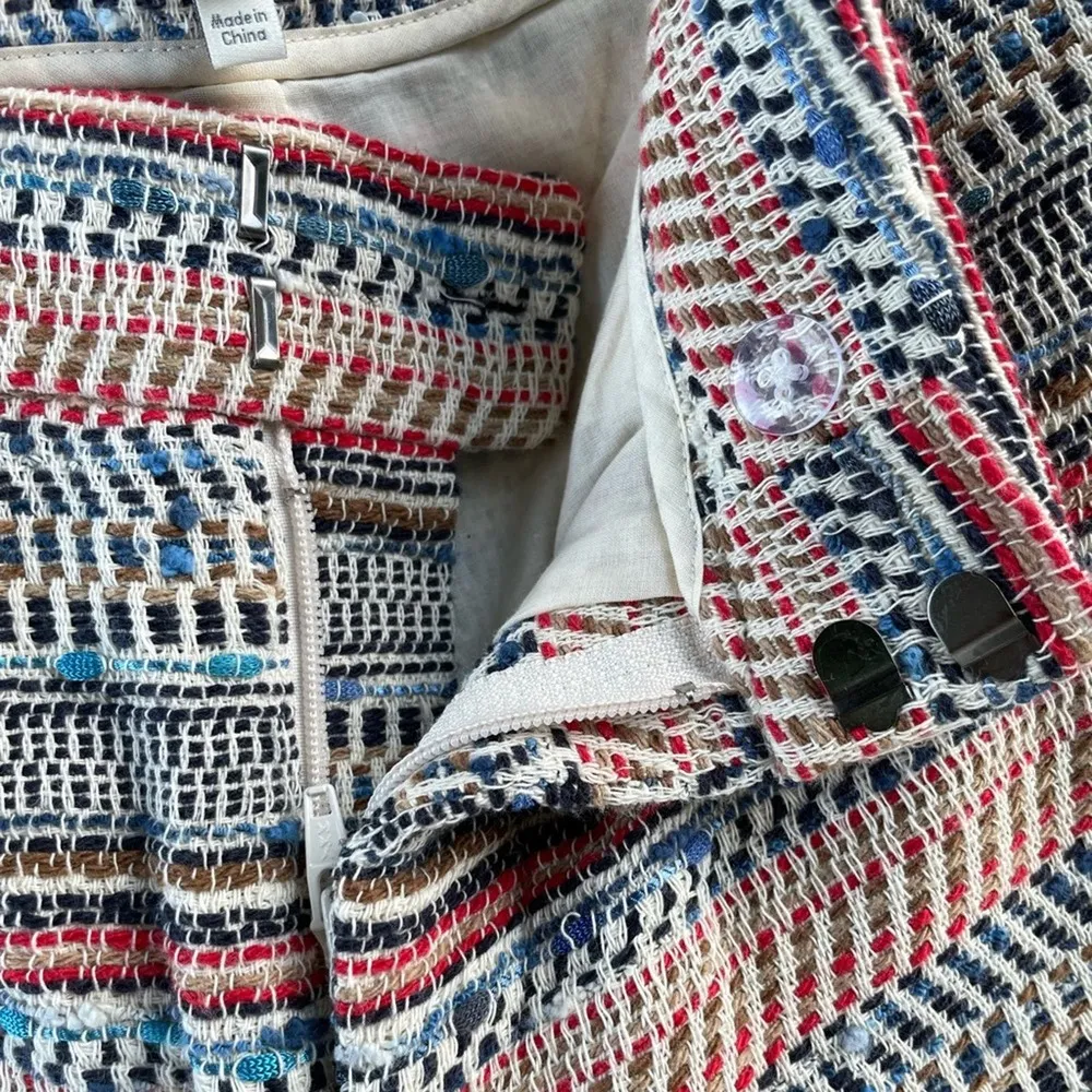 Joie Shorts Merci Blue Santorini Textured Boho Festival - Image 4