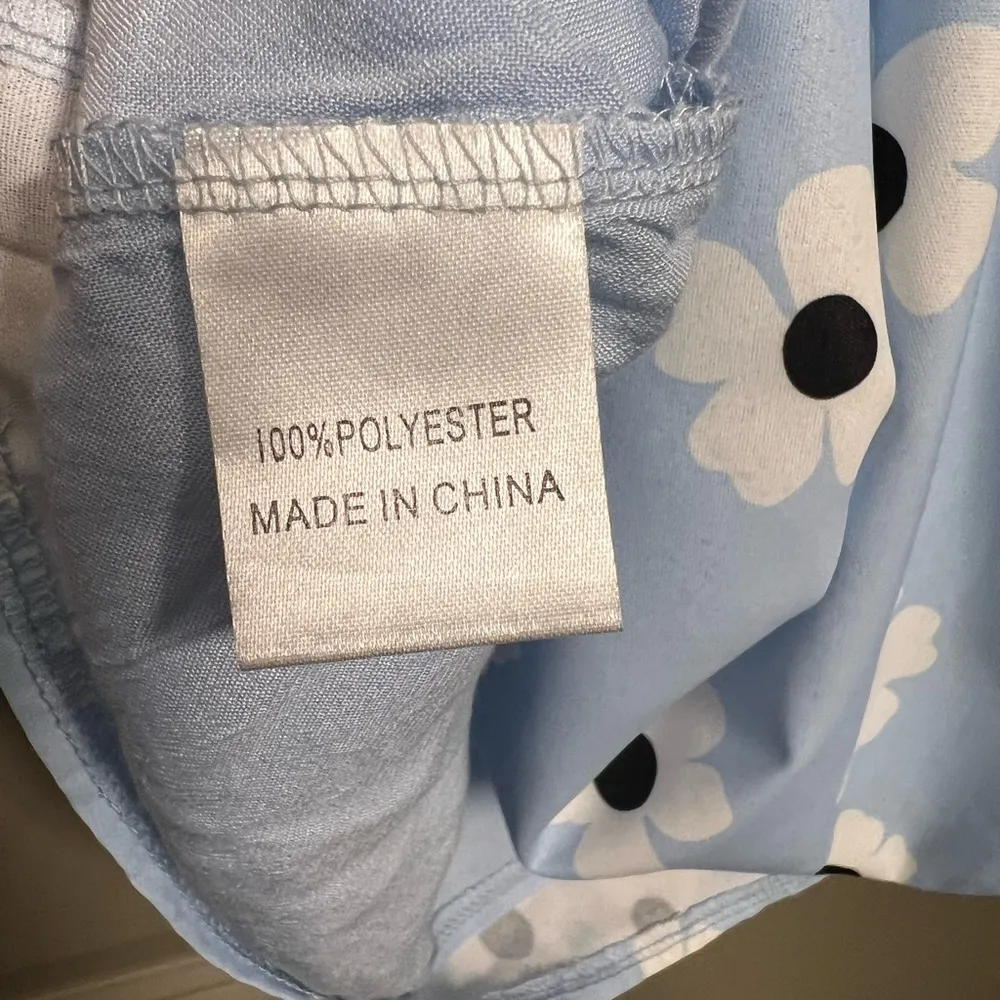 Princess Polly “Dare” Baby Blue Floral Mini Dress NWT - Size 4 - Image 10