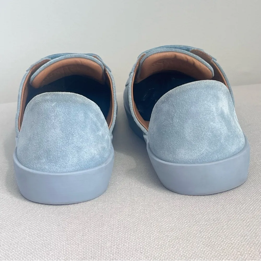 Freda Salvador LIBBY D'ORSAY SNEAKER Blue Suede Size 8 - Image 7