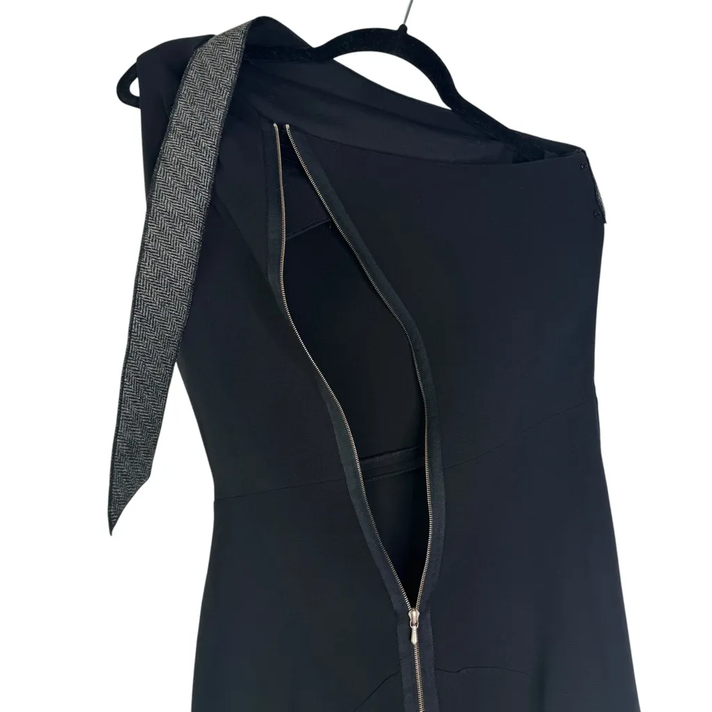 VICTORIA BECKHAM Runway Spring/Summer 2012 Collection Wool Silk One Shoulder 4 - Image 12