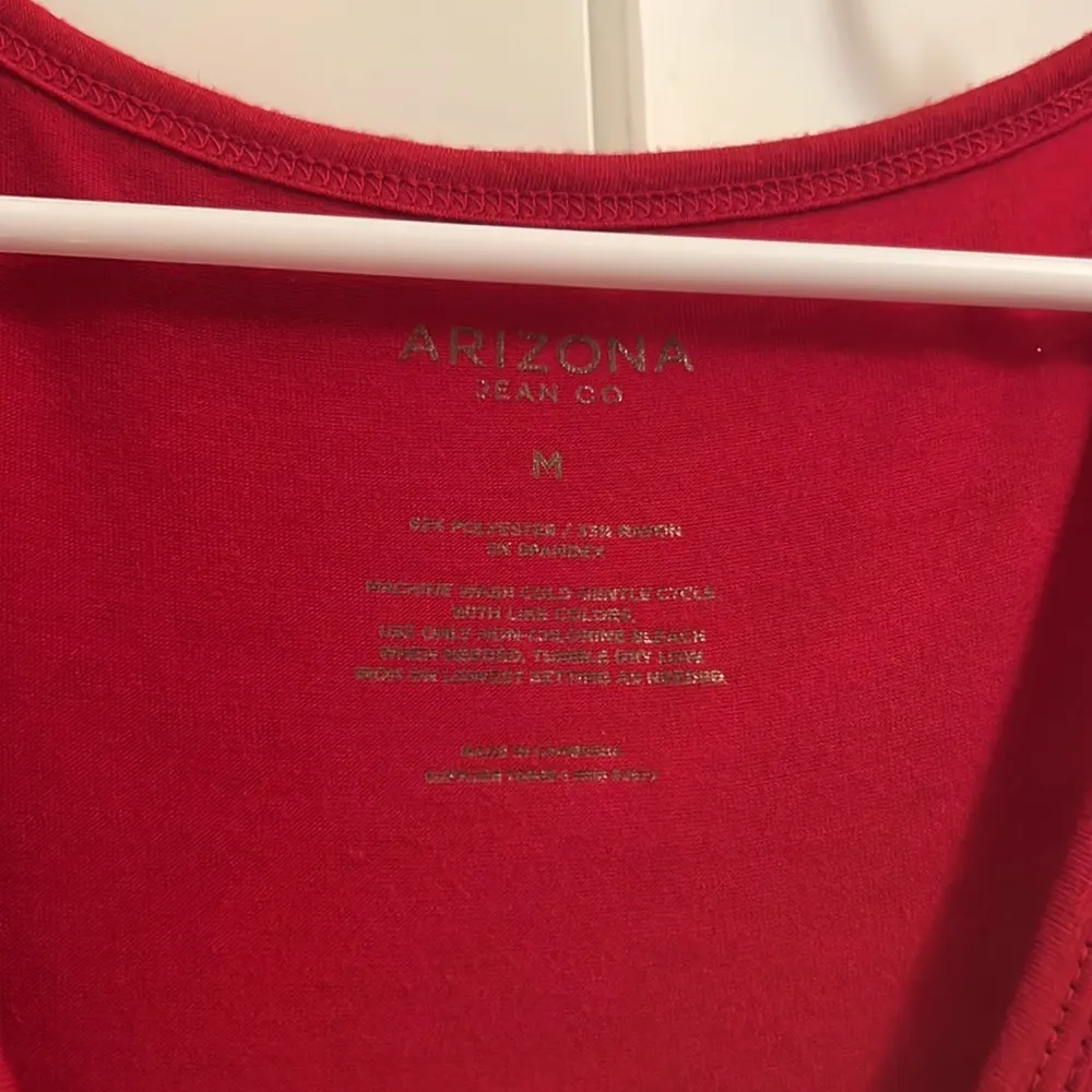 Arizona Jean Co Women’s Red Ruffle Top - Image 2