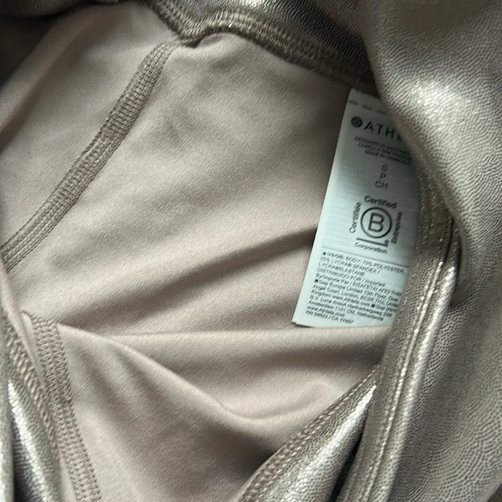 Athleta glossy leggings & top set. S - Image 12