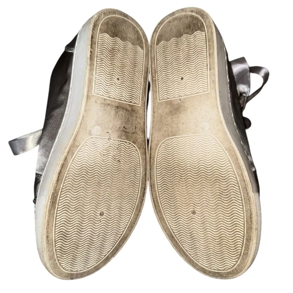 TOP Moda Silver Sneakers Comfortable Stylish Footwear size 7.5 - Image 6