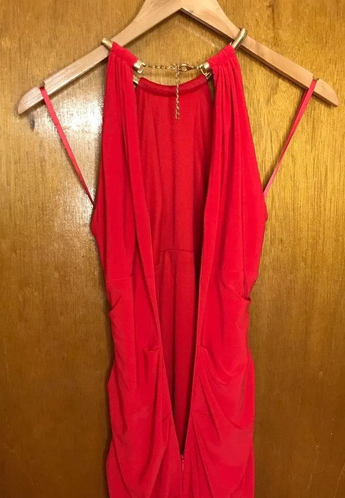 Vintage Red Gown 2 Cache glamorous prom gala sexy classy glam - Image 8