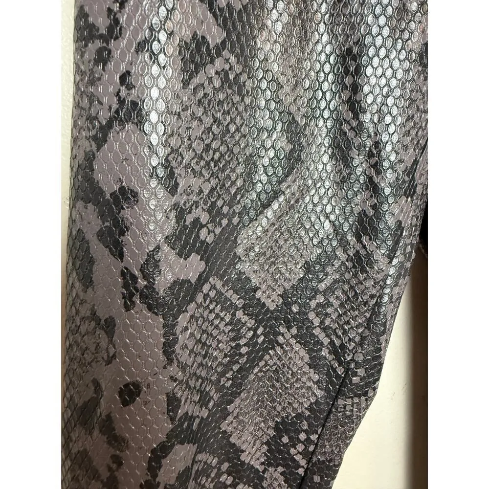 Commando Vegan Python Snake Skin Leggings Sz. XS - Image 7
