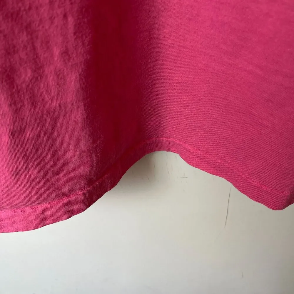 California Coast Club T Shirt Vintage 80s 90s Large L Pink Graphic Tee - Image 7