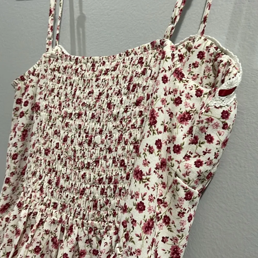 Monteau Floral Spaghetti Adjustable Strap Mini Dress NWT - Image 8