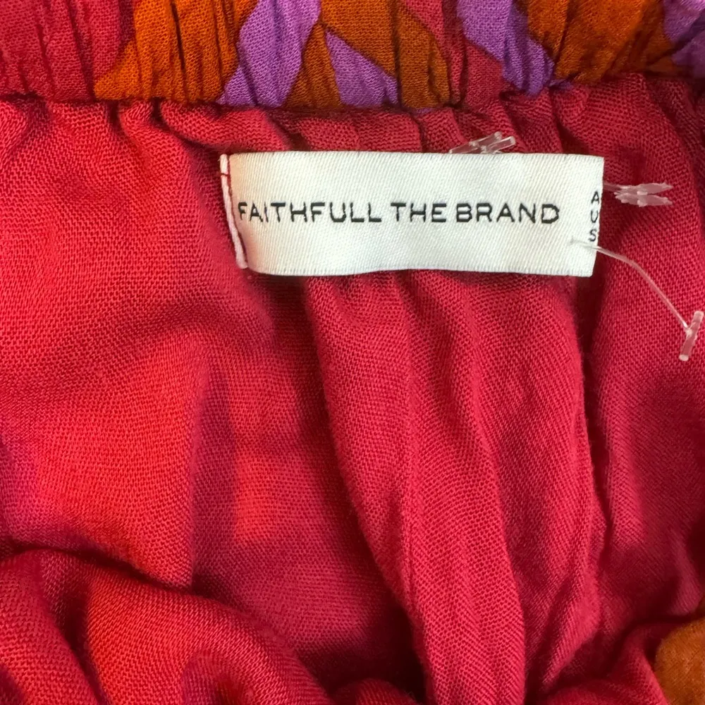 Faithfull the Brand Red and Purple Wide Leg Jumpsuit - Image 12