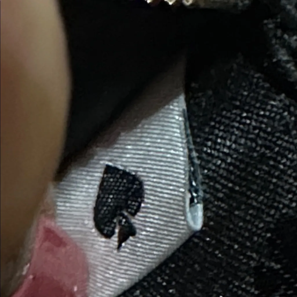 Kate Spade Odette Black Glitter Keychain Wallet. Sparkling - Image 7