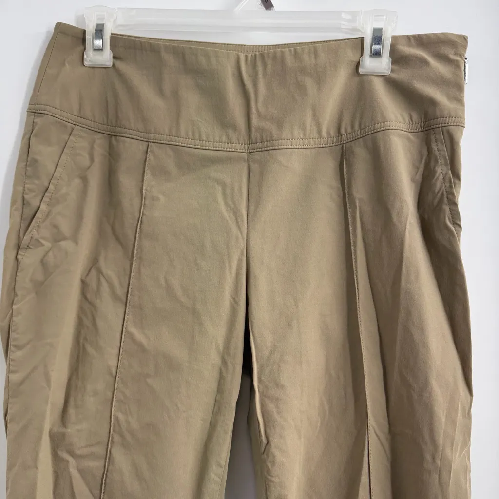 Anatomie The Sonia Curvy High Rise Pants khaki office travel size Medium Tan - Image 2