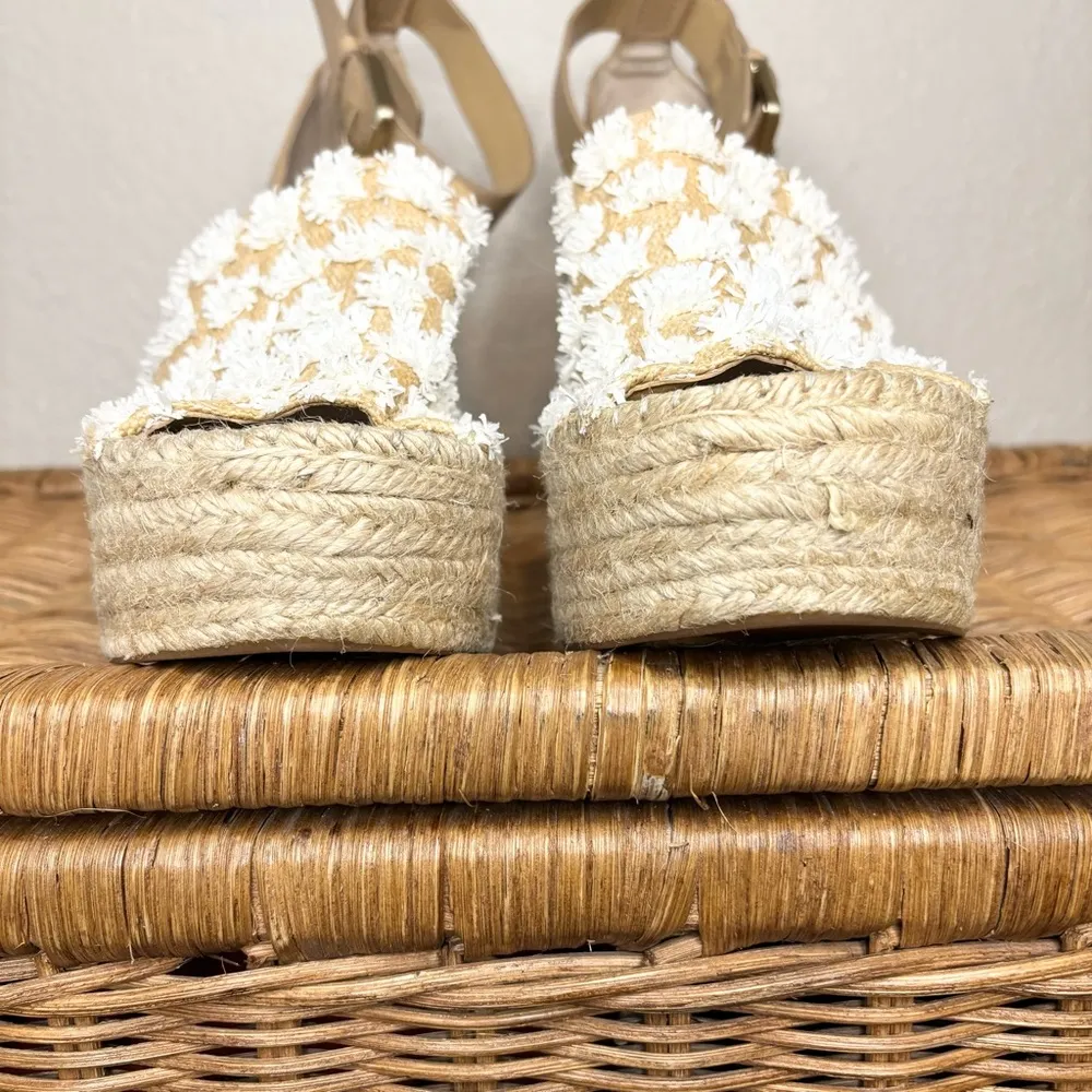Marc Fisher LTD Adalyn Raffia Espadrille Wedge Size 11 - Image 3