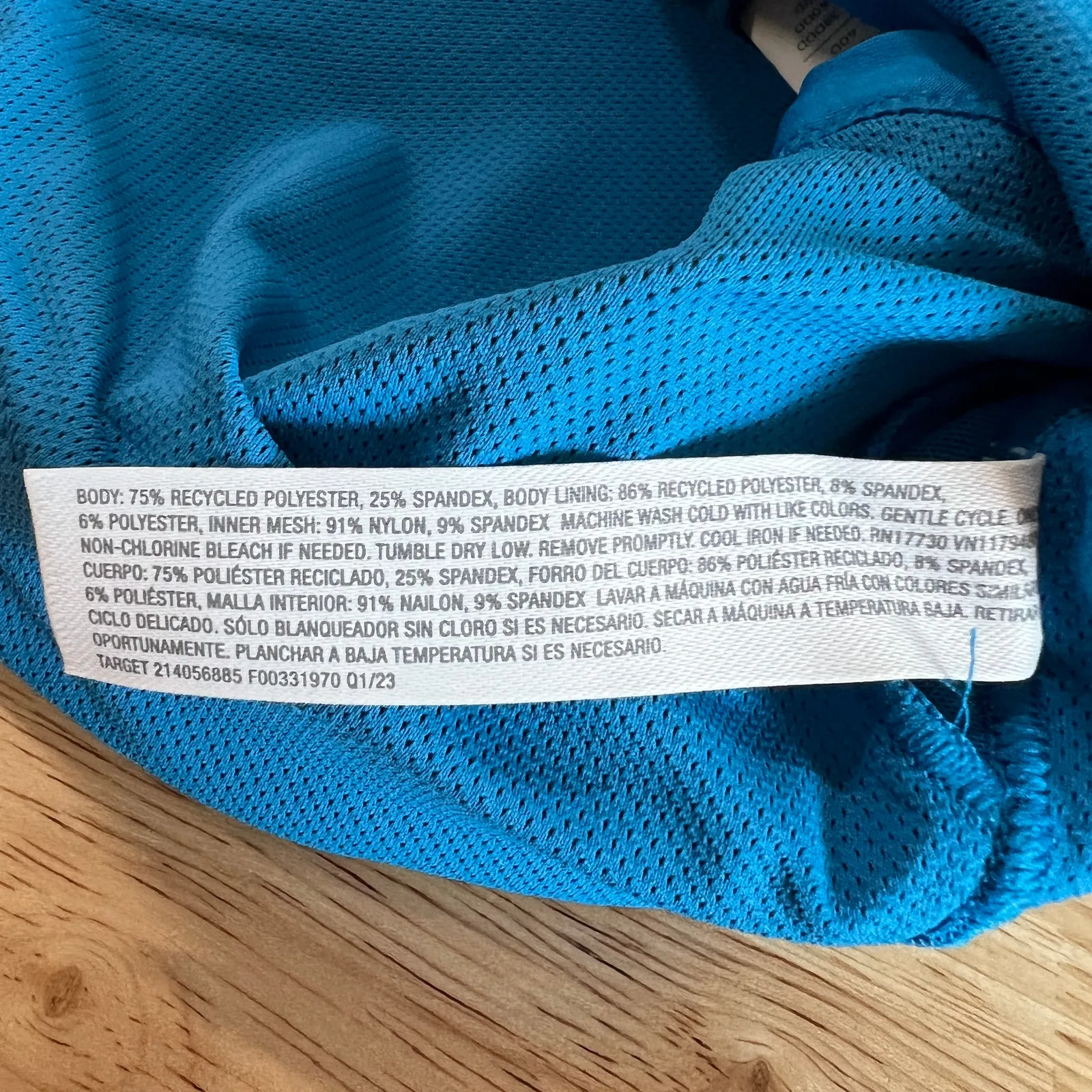 All in Motion Women's Blue Light Support One Shoulder Sports Bra - Large - NWT - Image 4