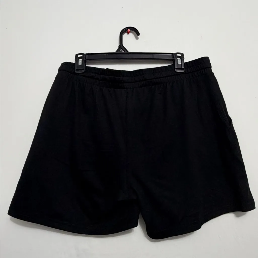 Pacific Trail Women’s Black Athletic Shorts L Zipper Pocket(A302) - Image 6