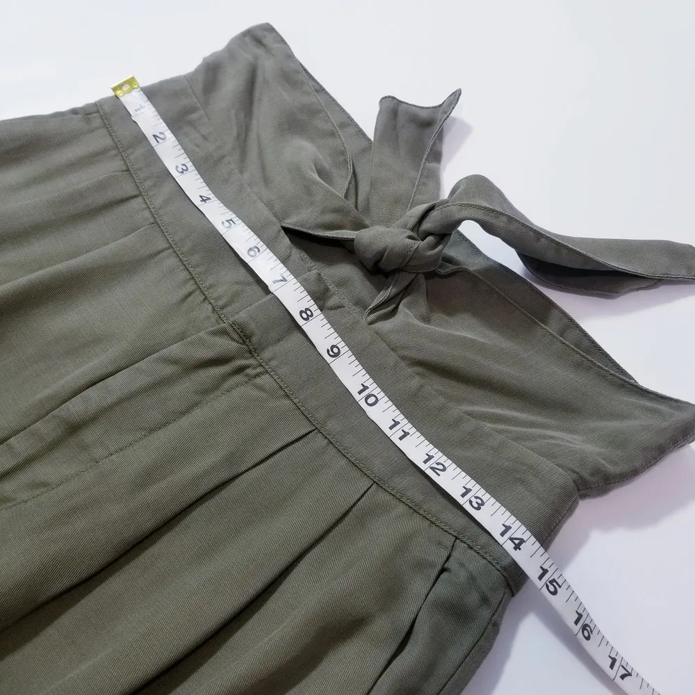 Anthropologie Cartonnier Army Green High Rise Pants - Image 6