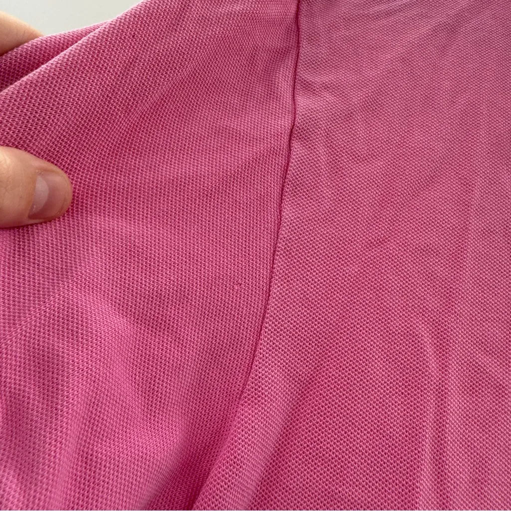 Lilly Pulitzer Pink‎ Polo Shirt Women's XL Short Sleeve Preppy Casual - Image 8