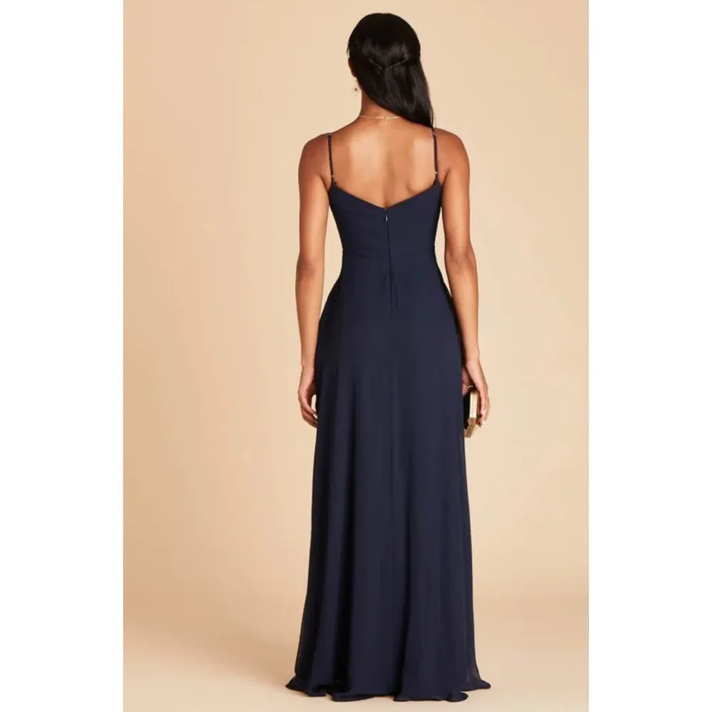 Birdy Grey women's Convertible Dress Devin Chiffon‎ Navy Size Medium - Image 2