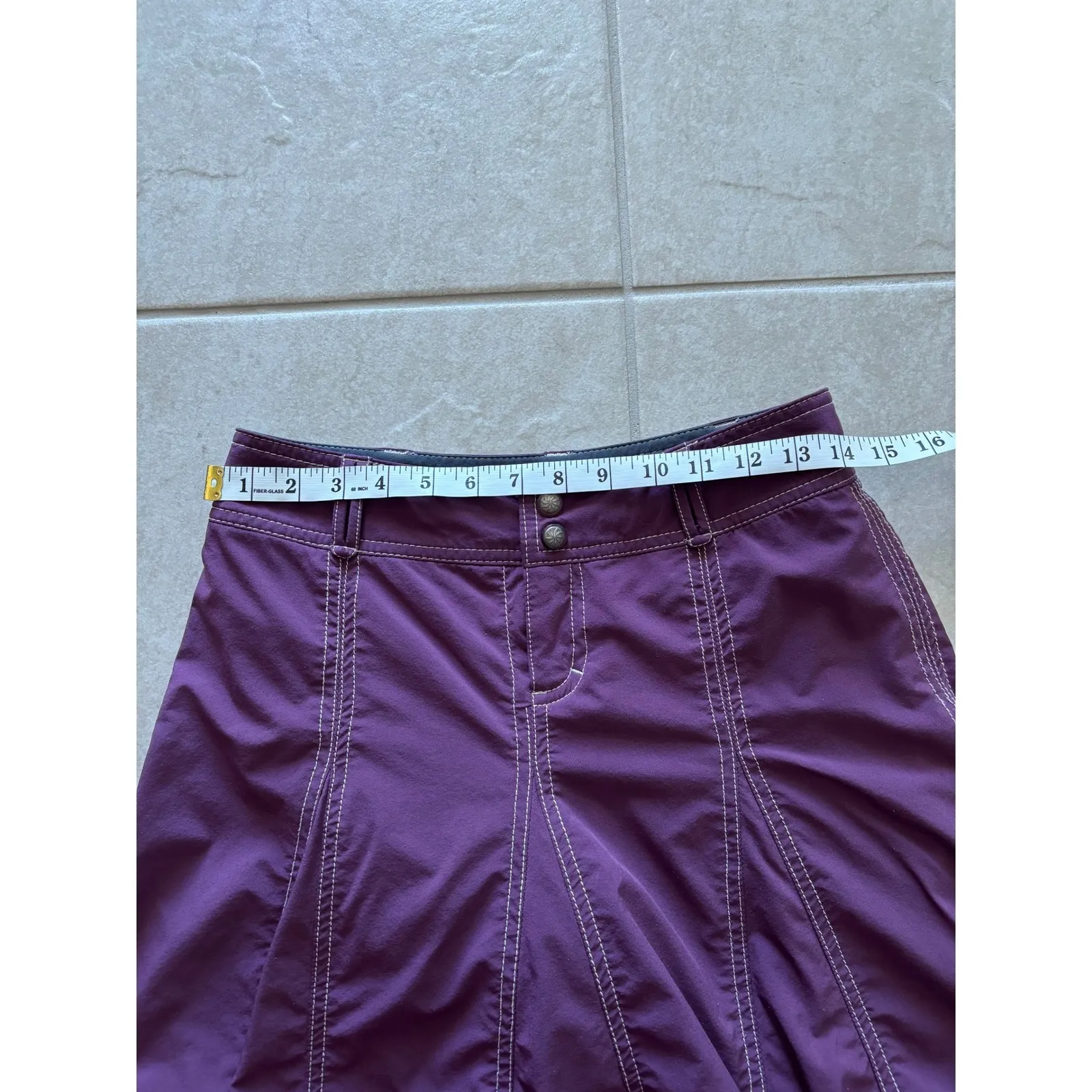 Athleta Whatever Tennis Skort Womens 4 Purple Pleated Y2K Pickleball Golf Preppy - Image 4