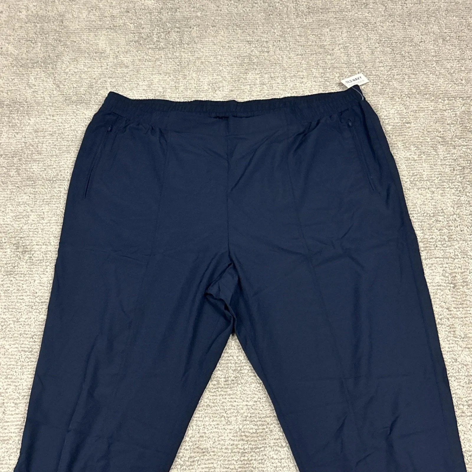 Old Navy Pants Womens 3X Stretch Tech Dry Quick Joggers Blue Pockets New - Image 3