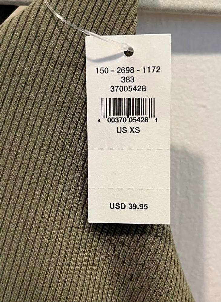 Aerie  Medium Support Long Line Bra Size XS with pads NWT - Image 5