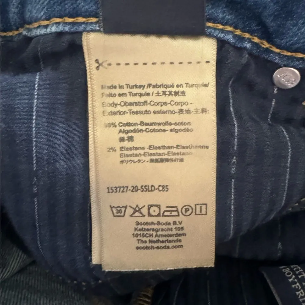 Scotch & Soda Bandanarama Petit Ami‎ Slim Boyfriend size 29/32 - Image 9