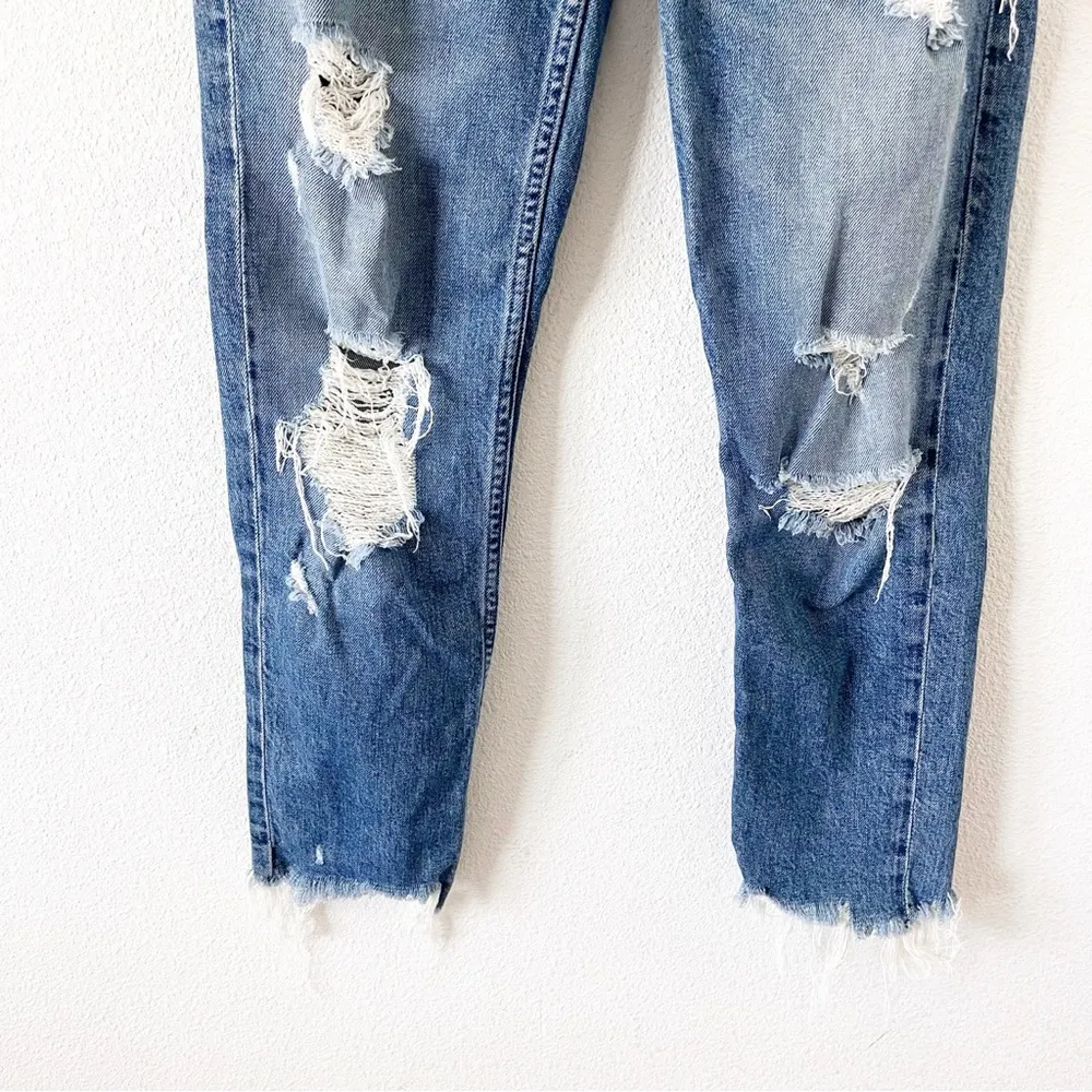 Mother Superior The Sinner Straight Leg Jeans Ice Cream You Scream Light Wash Blue Size 24 - Image 4