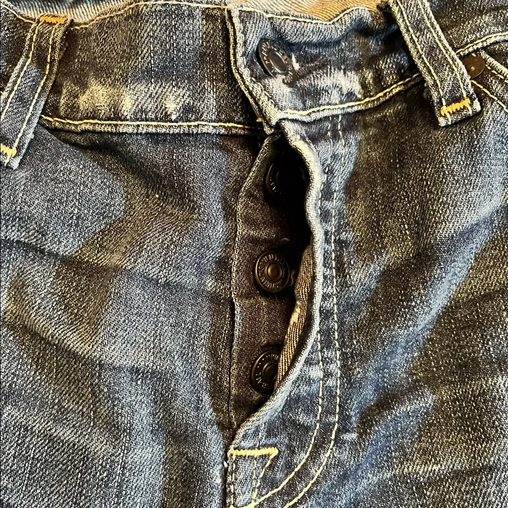 7 for all Mankind Josefina Boyfriend Skinny Slim Jeans size 28 distressed - Image 5