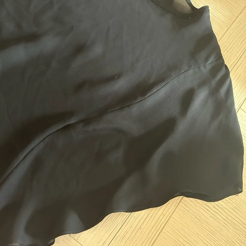 Ramy Brook Black Sheer Flowey Top - Image 9