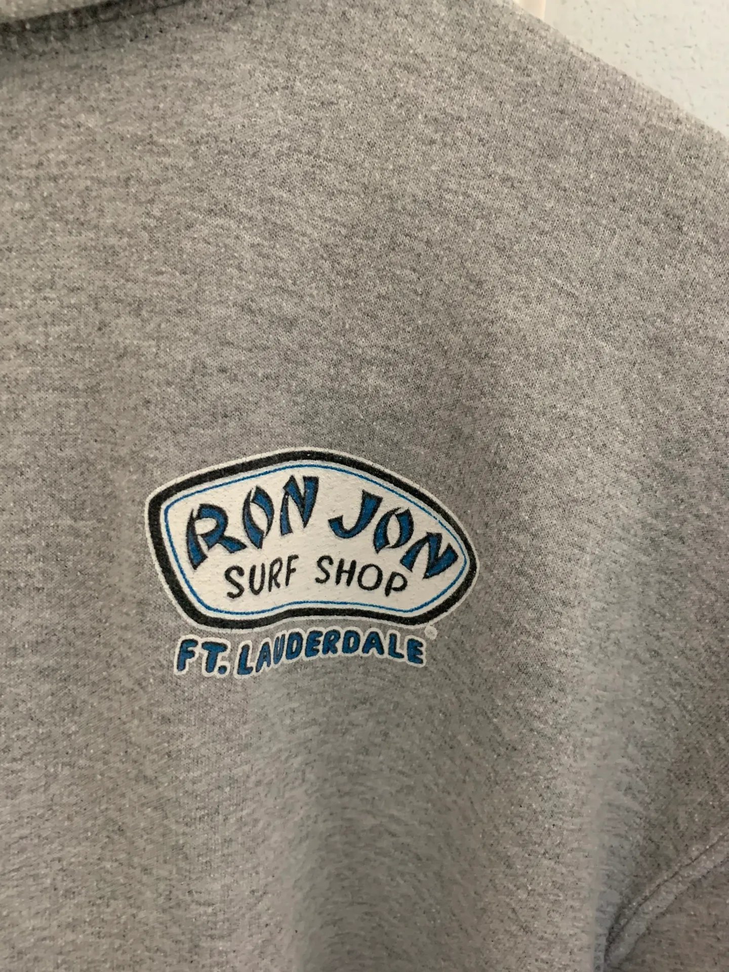 Ron Jon  Surf Shop Grey Hoodie - Image 4