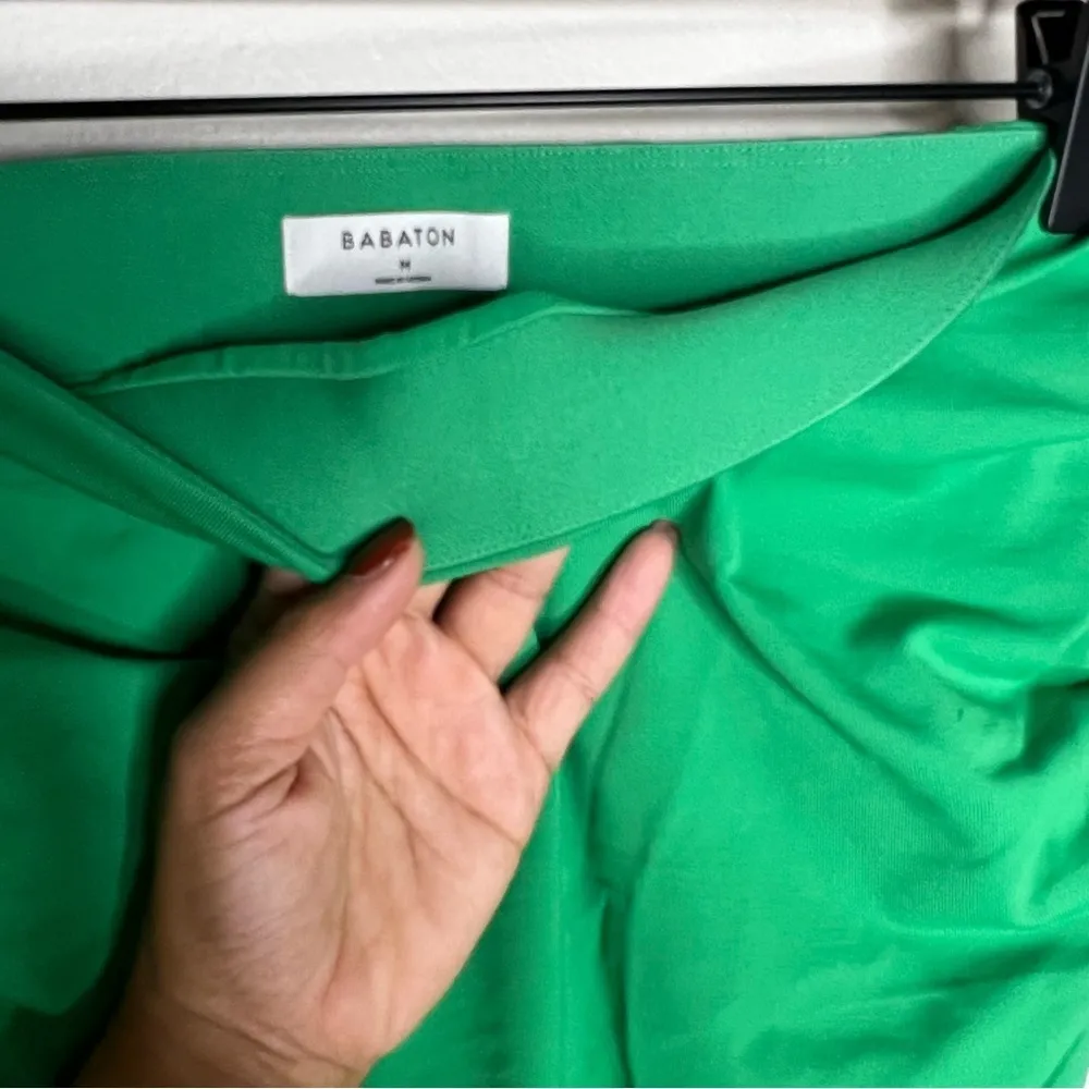 Aritzia Babaton Gehry High-Waisted Pull On Ruched Mini Pencil‎ Skirt - Image 7