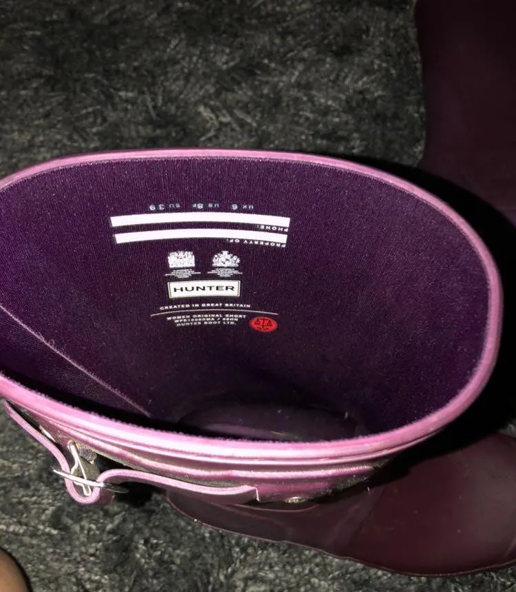 Hunter Short  Boots - Violet - Image 3