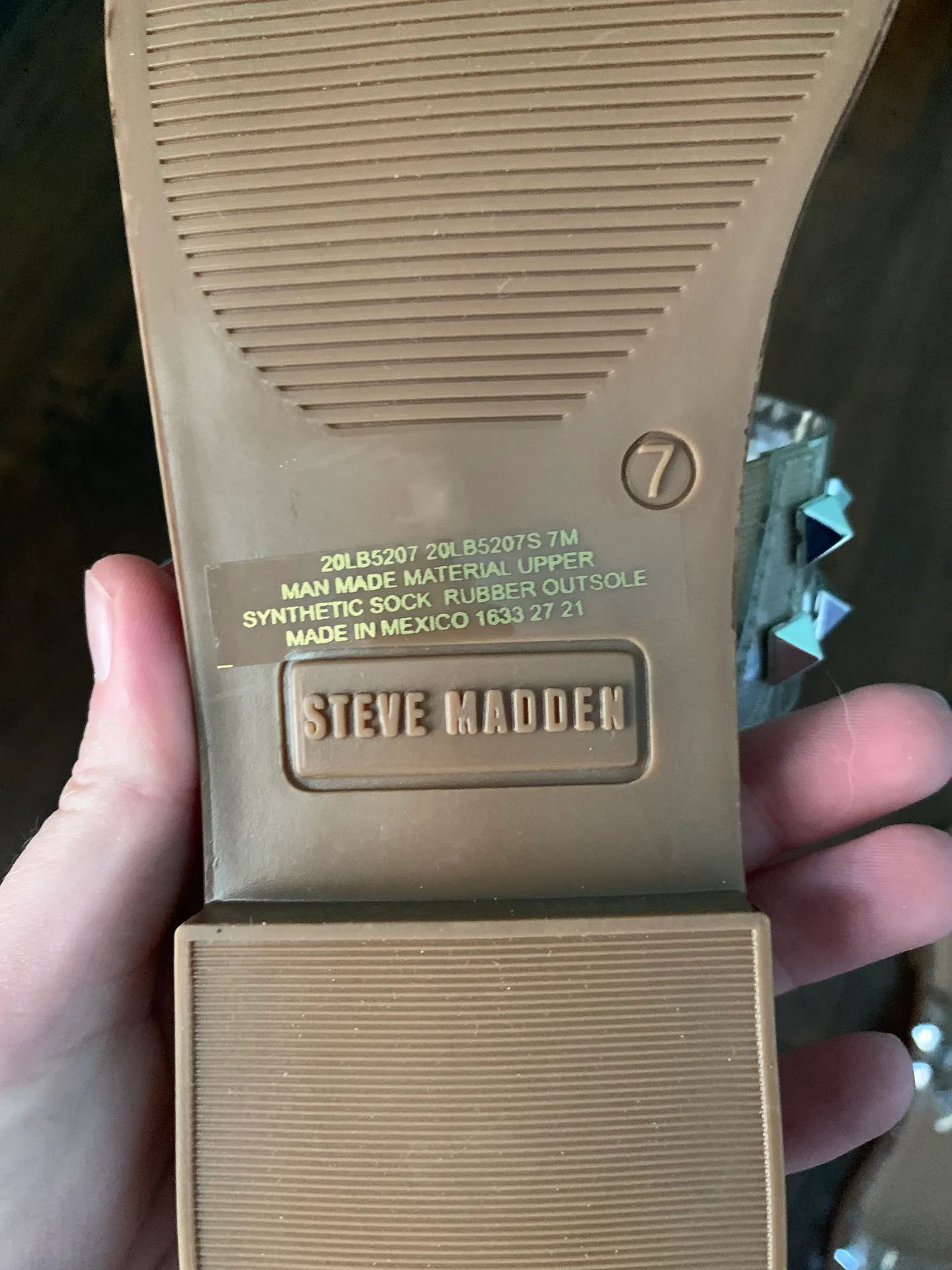 clear studded sandals - Image 3