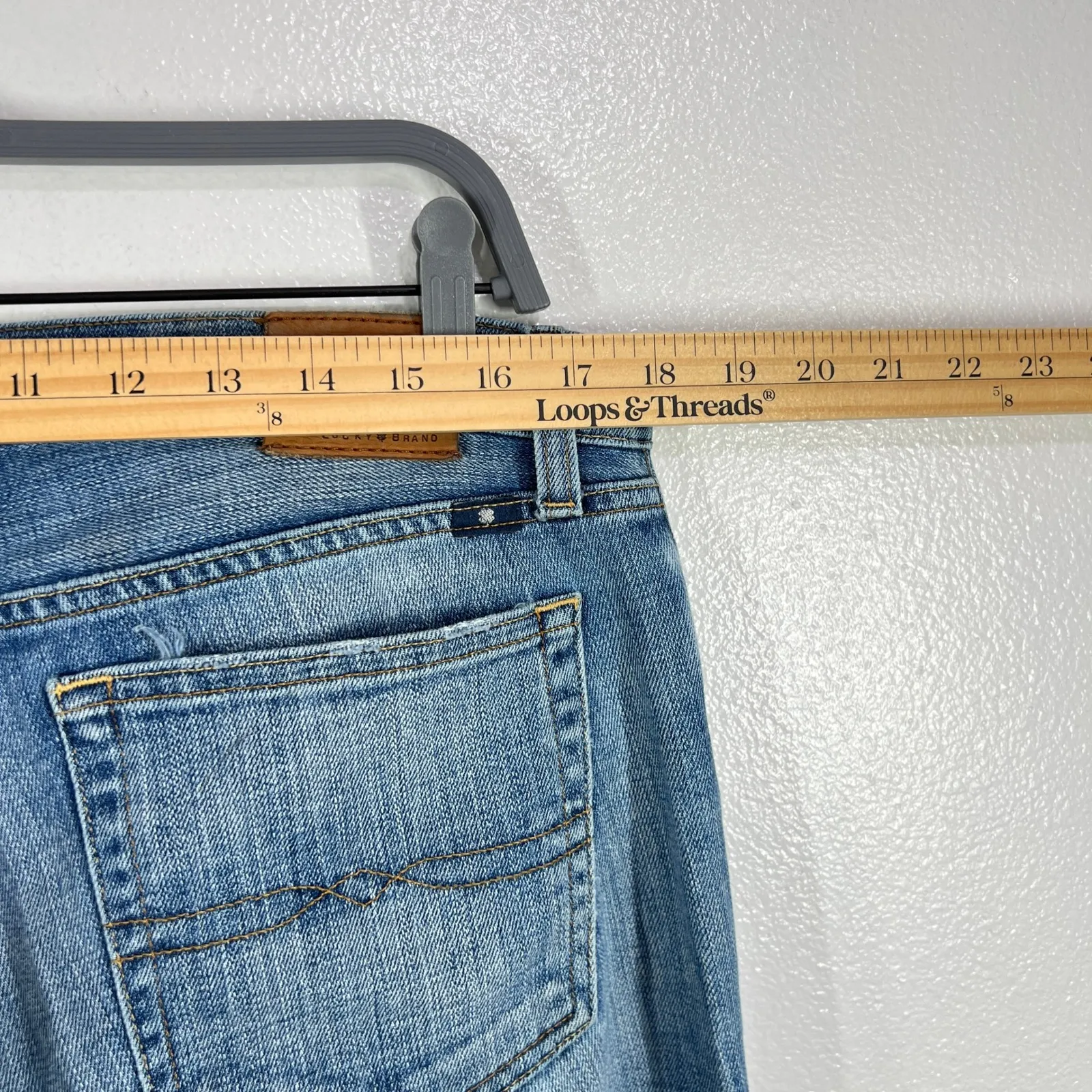 Lucky Brand Lil Maggie Escondido Jeans Denim Straight‎ Leg  28x30 Discontinued - Image 9