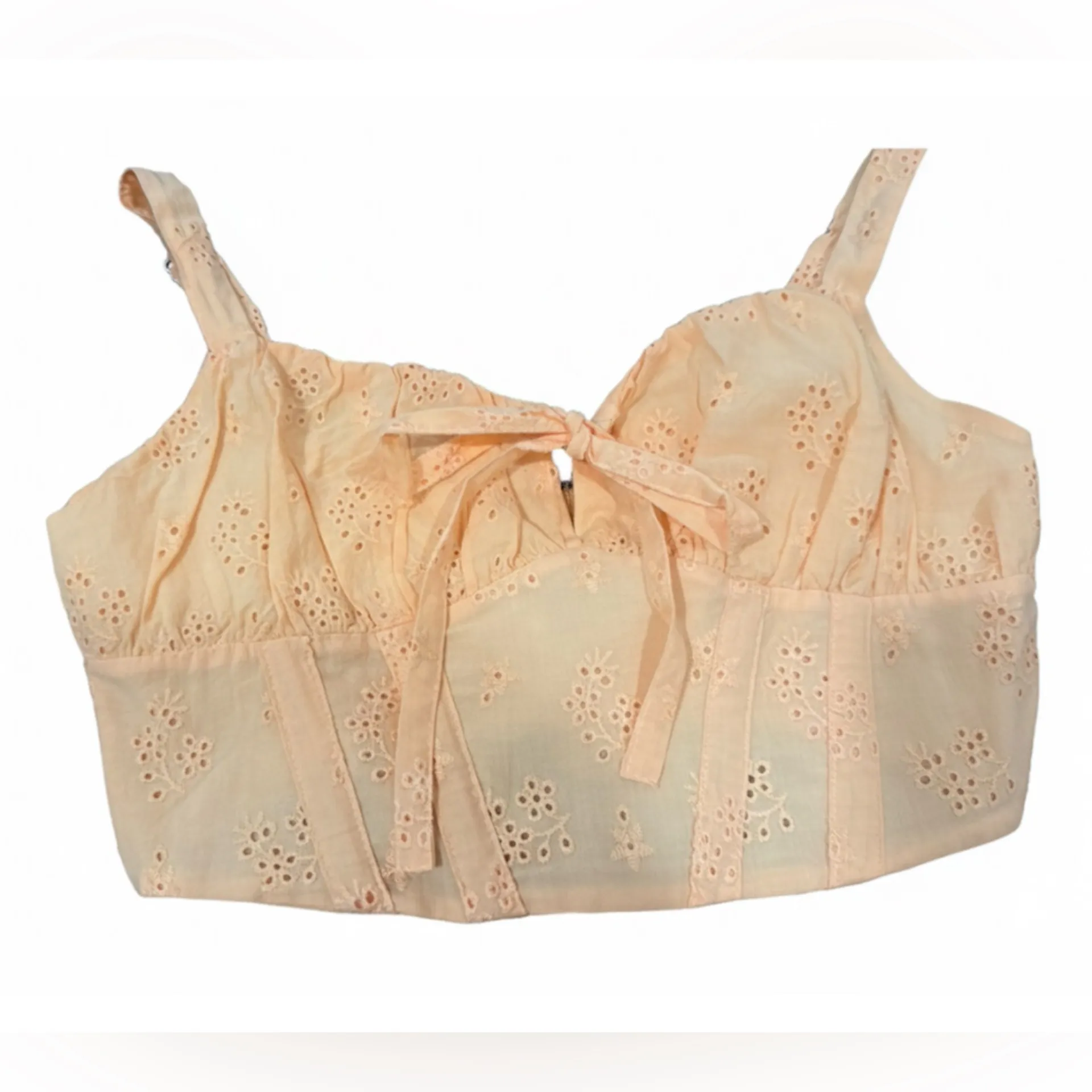 Crop and sports bra bundle size large Yellow - Image 11