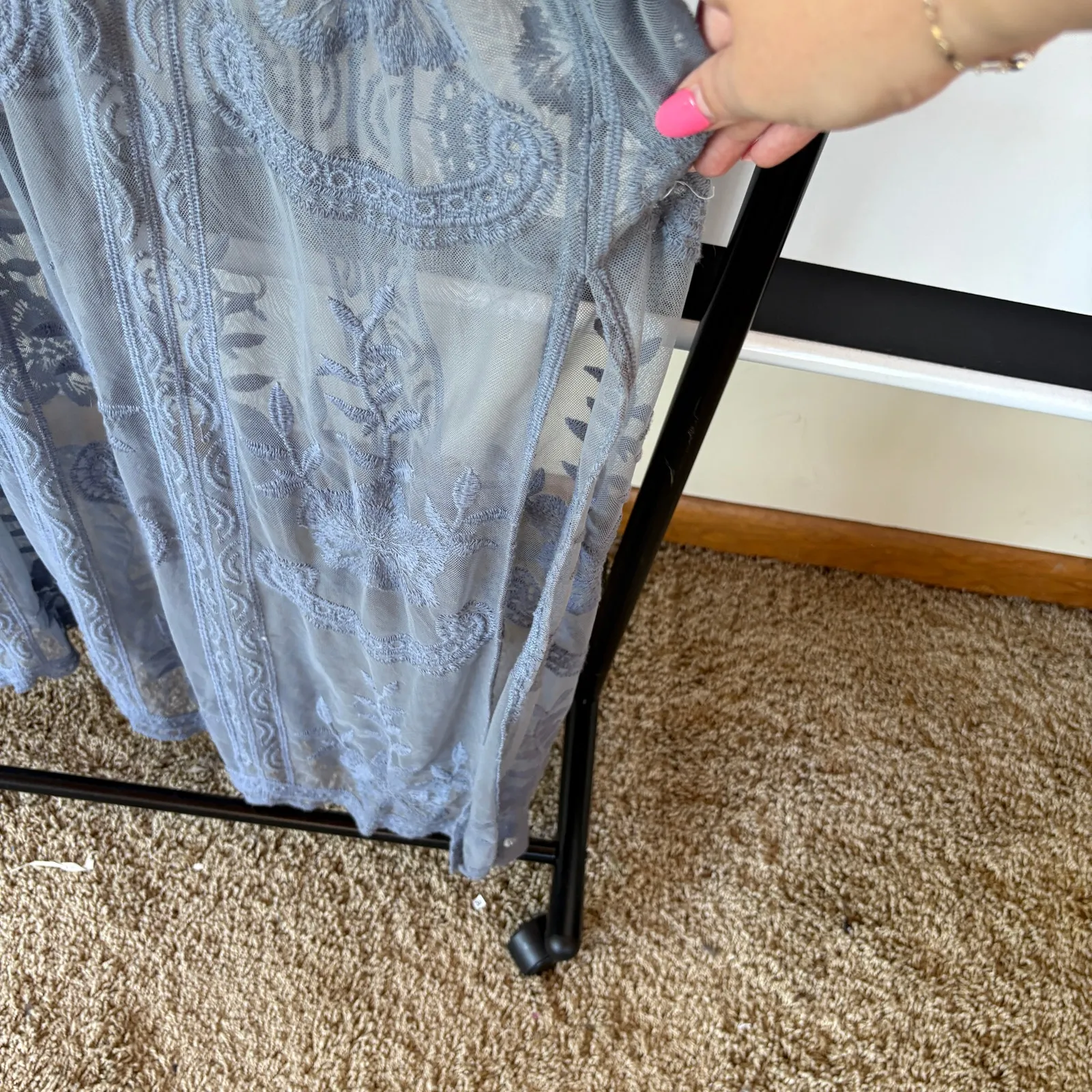 Lace Ethereal Formal Maxi Dress Bohemian V - Image 6