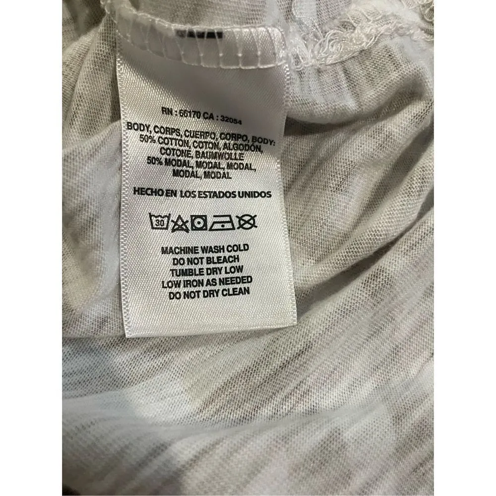 Anthropologie T.La Zebra Print Pocket V-Neck Short Sleeve Tee Shirt NWT XL - Image 5