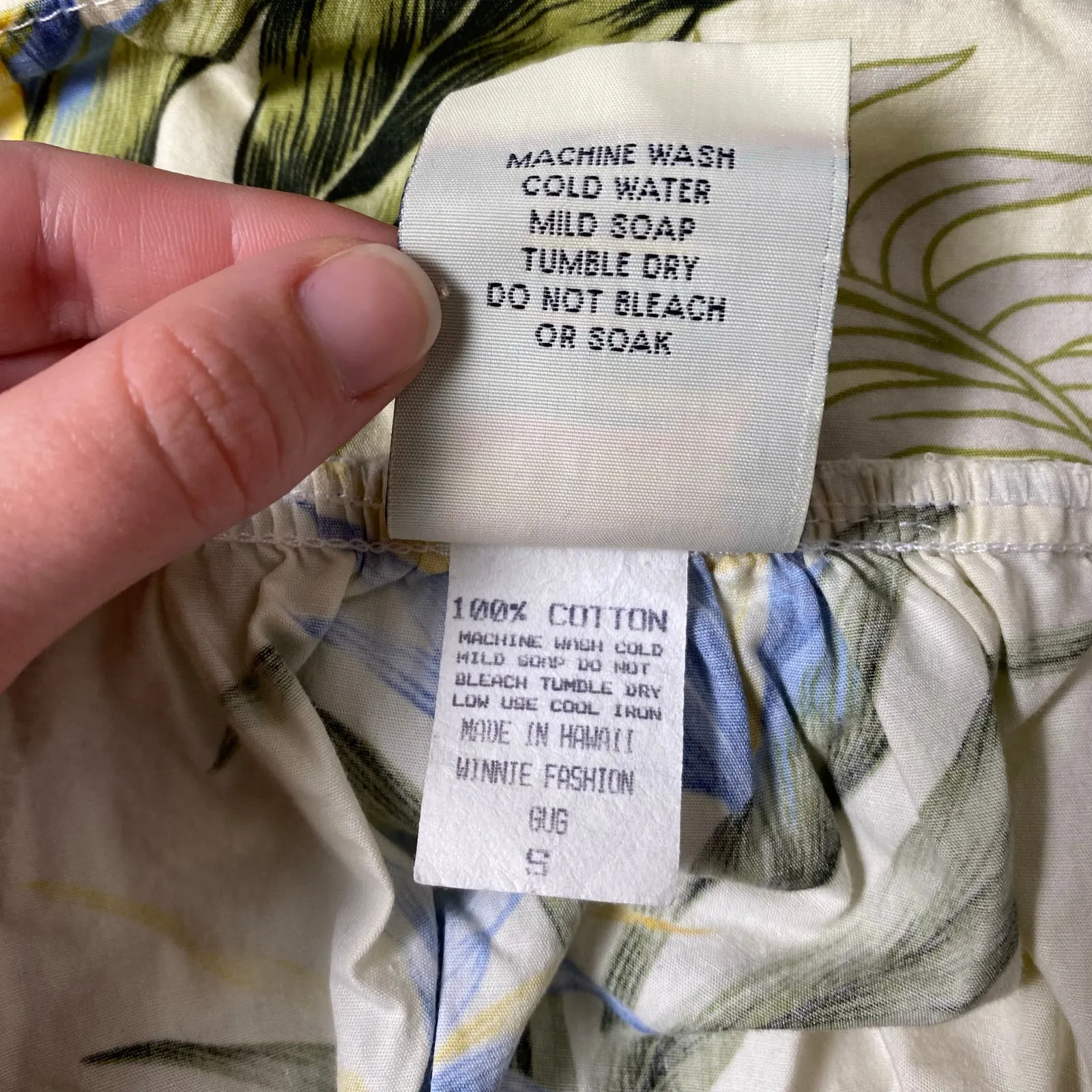 Hawaiian Togs Vintage 1960’s Resort Wear Hawaiian‎ Print Dress Size S - Image 8