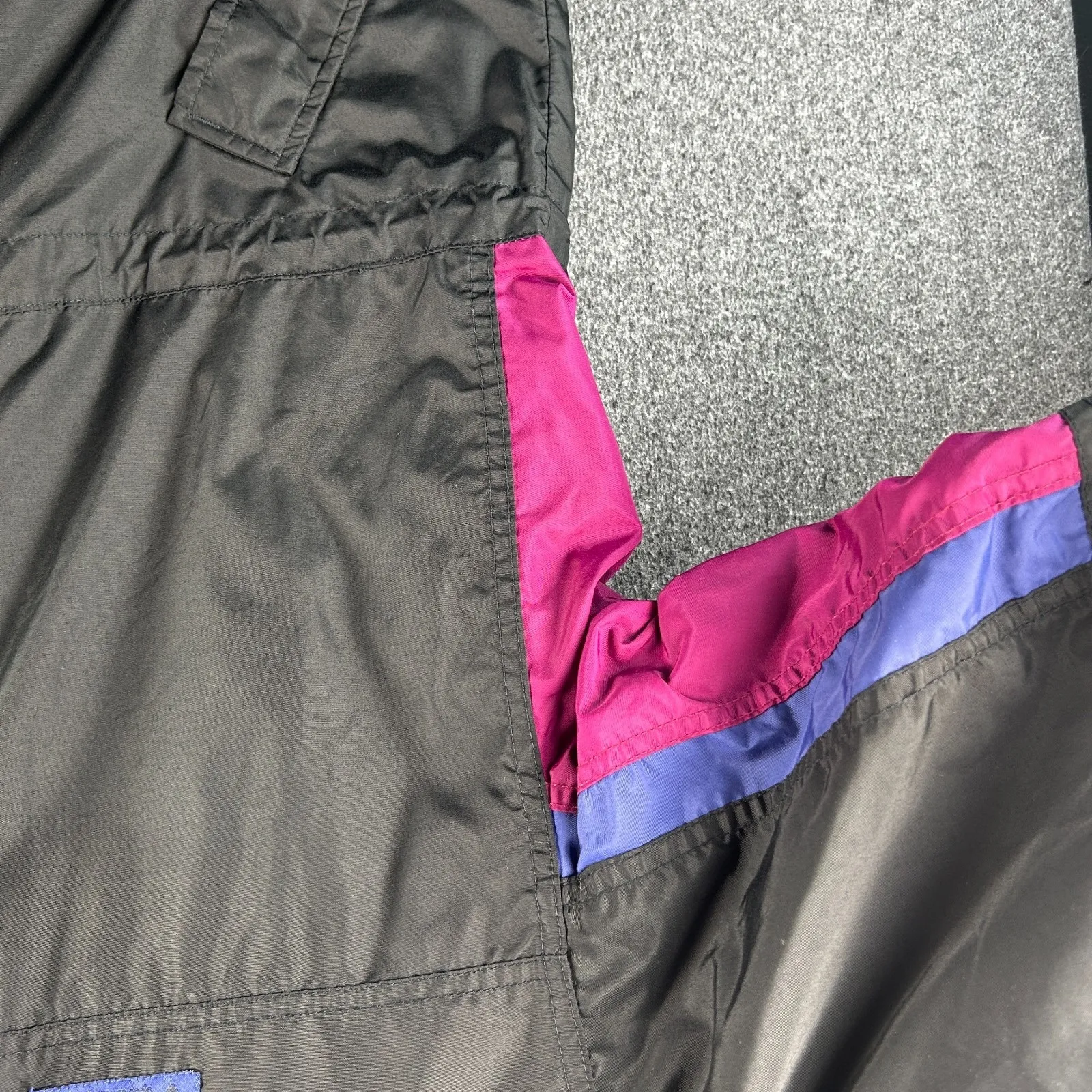 Vintage‎ 90's Columbia Women's Snowy Range Windbreaker Jacket Purple Black Small - Image 5