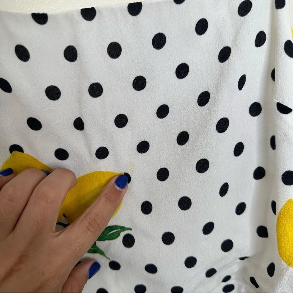 Lovers + Friends James Romper in Lemon Polkadot - Image 7