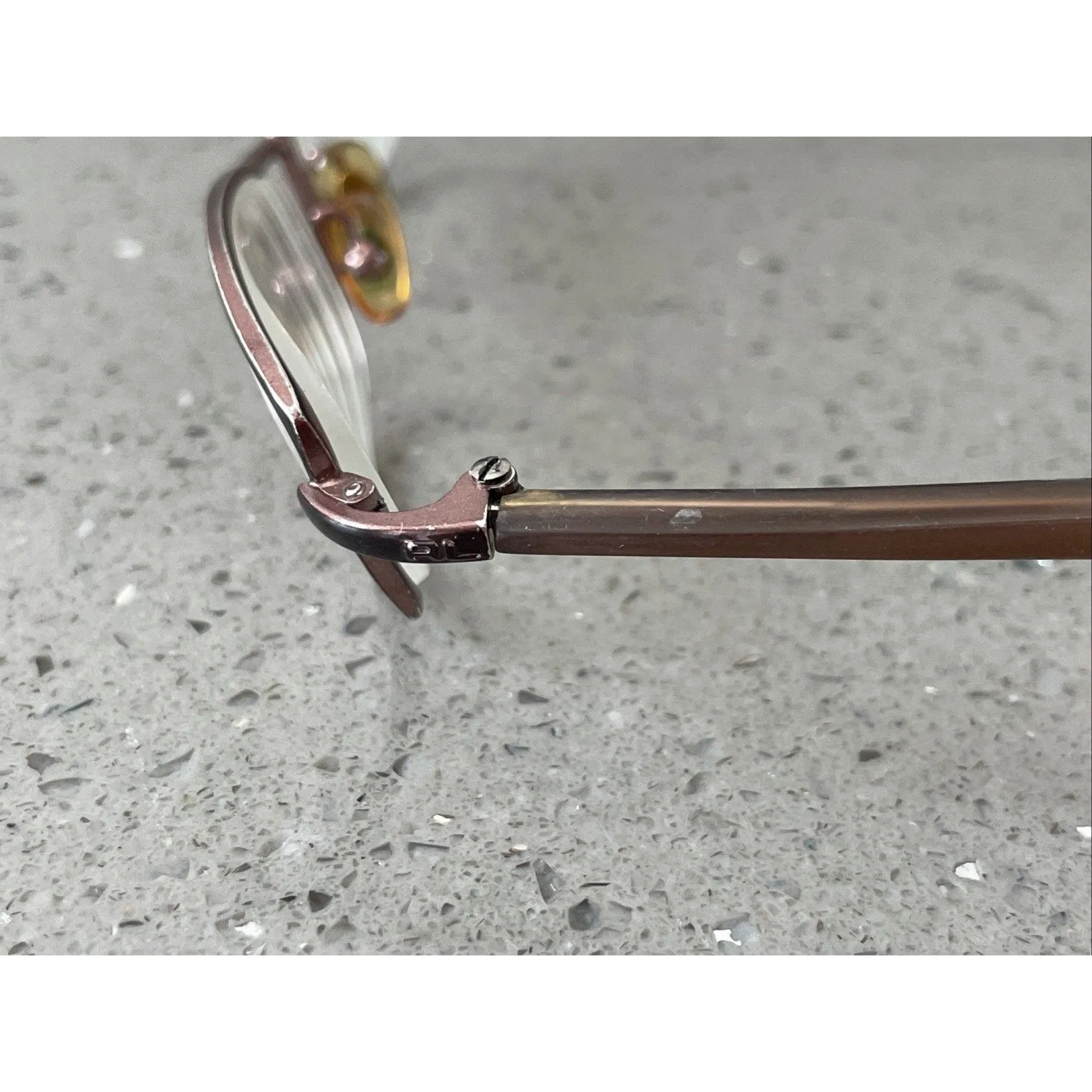 RALPH LAUREN EYEGLASSES Frames ONLY RL 1359 U30 47-20-130 ROSE GOLD Italy - Image 6