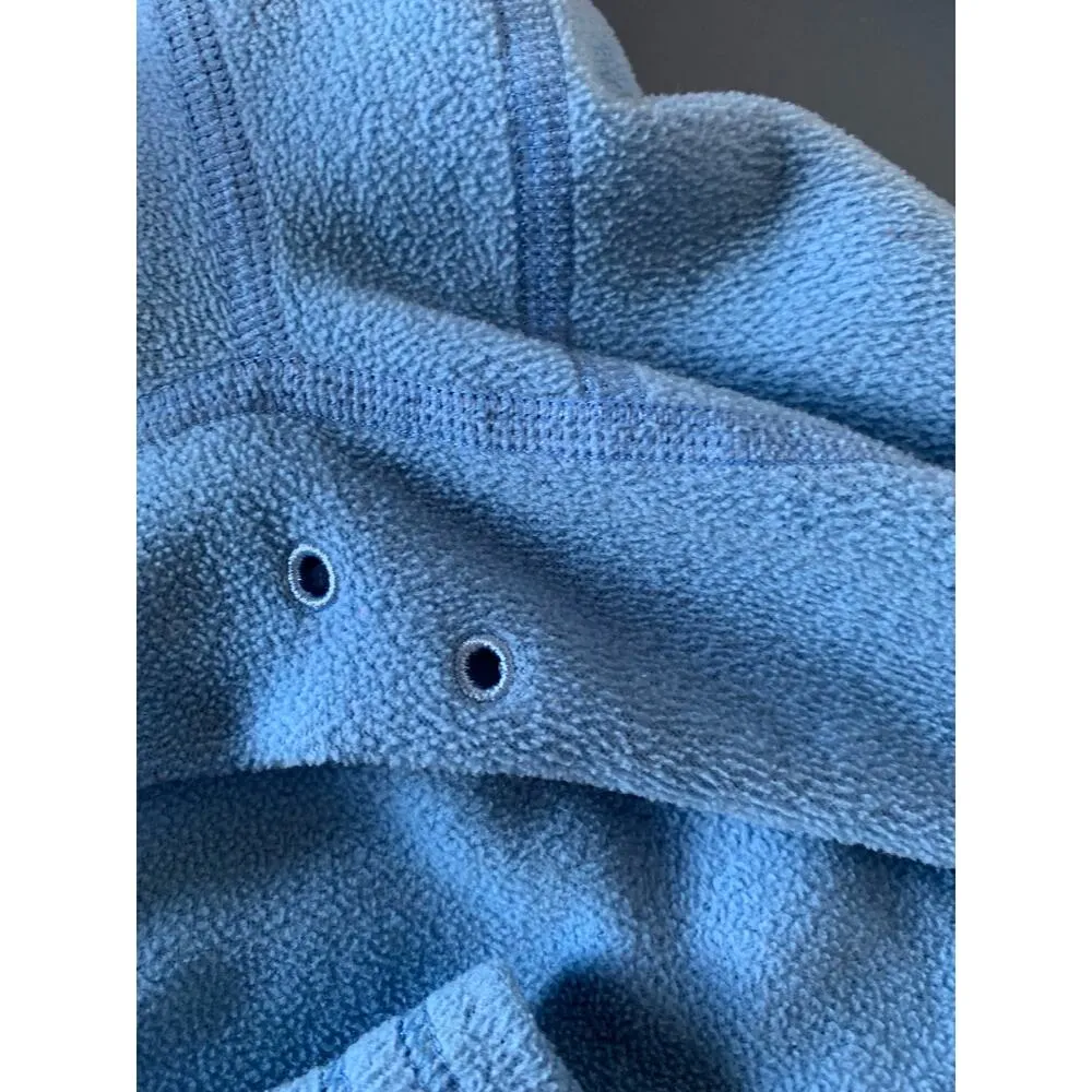 The North Face full zip light fleece blue size medium - Image 6