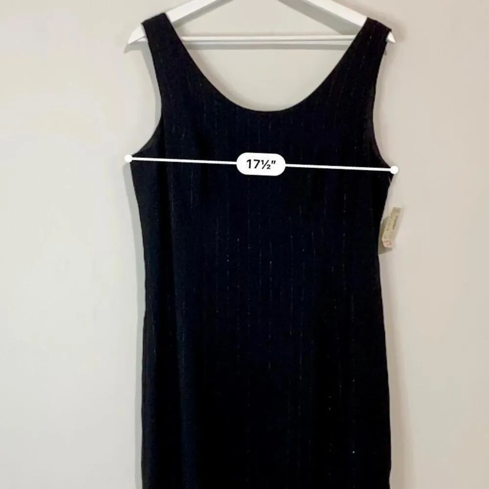 Vintage Gantos Women's Outfit Set Blazer and Mini Dress Black Size 14 NWT - Image 11