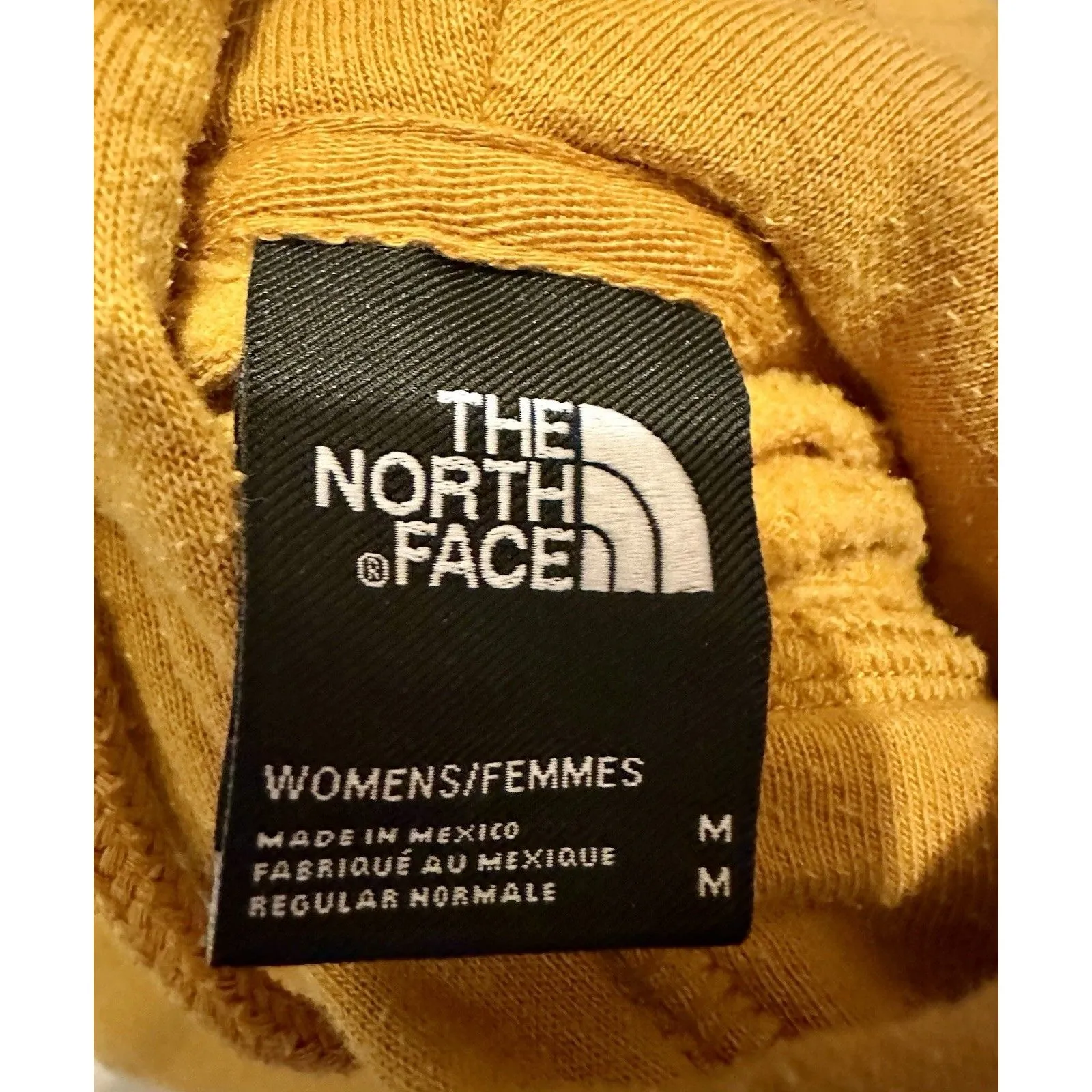 The North Face  Box Style NSE Pullover Hoodie Women's‎ Size M Yellow Sweatshirt - Image 12