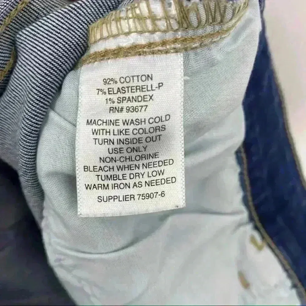 JCPenny BOUTIQUE Distressed Skinny Jeans Size‎ 18W Blue - Image 12