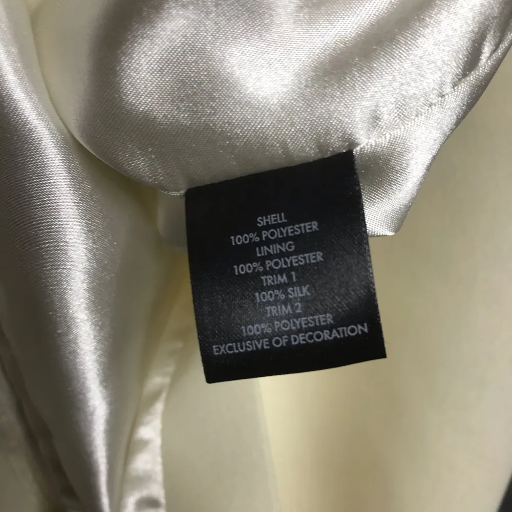 Ellen Tracy classic ivory sheath dress with embellished beaded neckline - Image 5