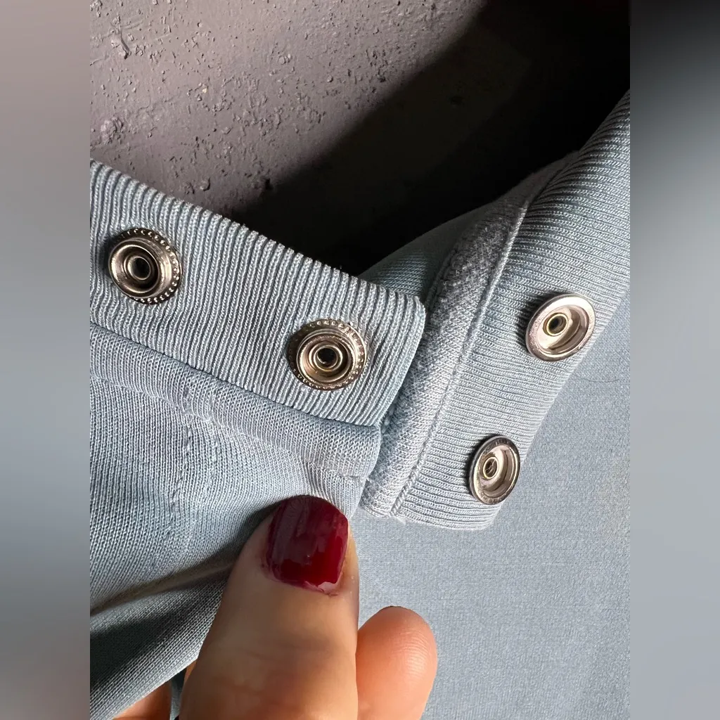 Athleta Seasoft Romper in Light Blue.  Size Small - Image 10