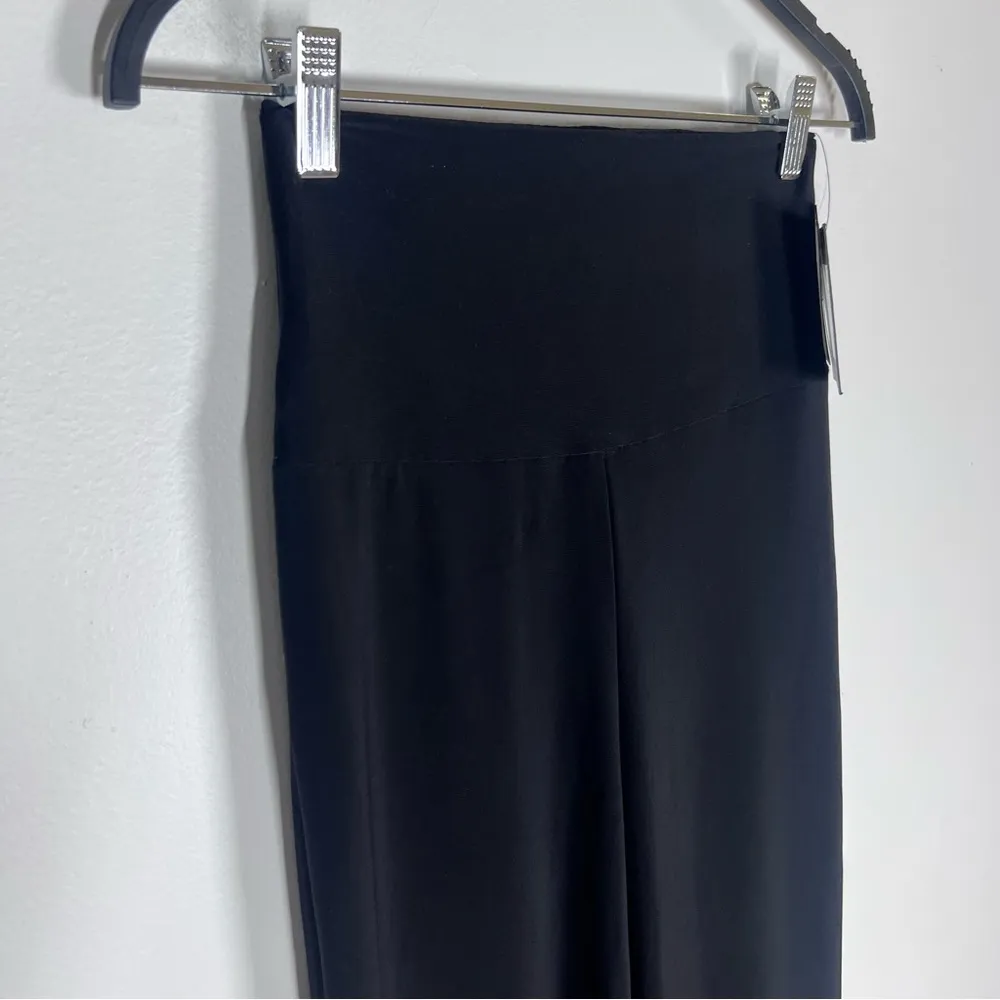 NEW Norma Kamali  Sz XS Pencil Pants Stretch-Jersey Trousers Black - Image 5