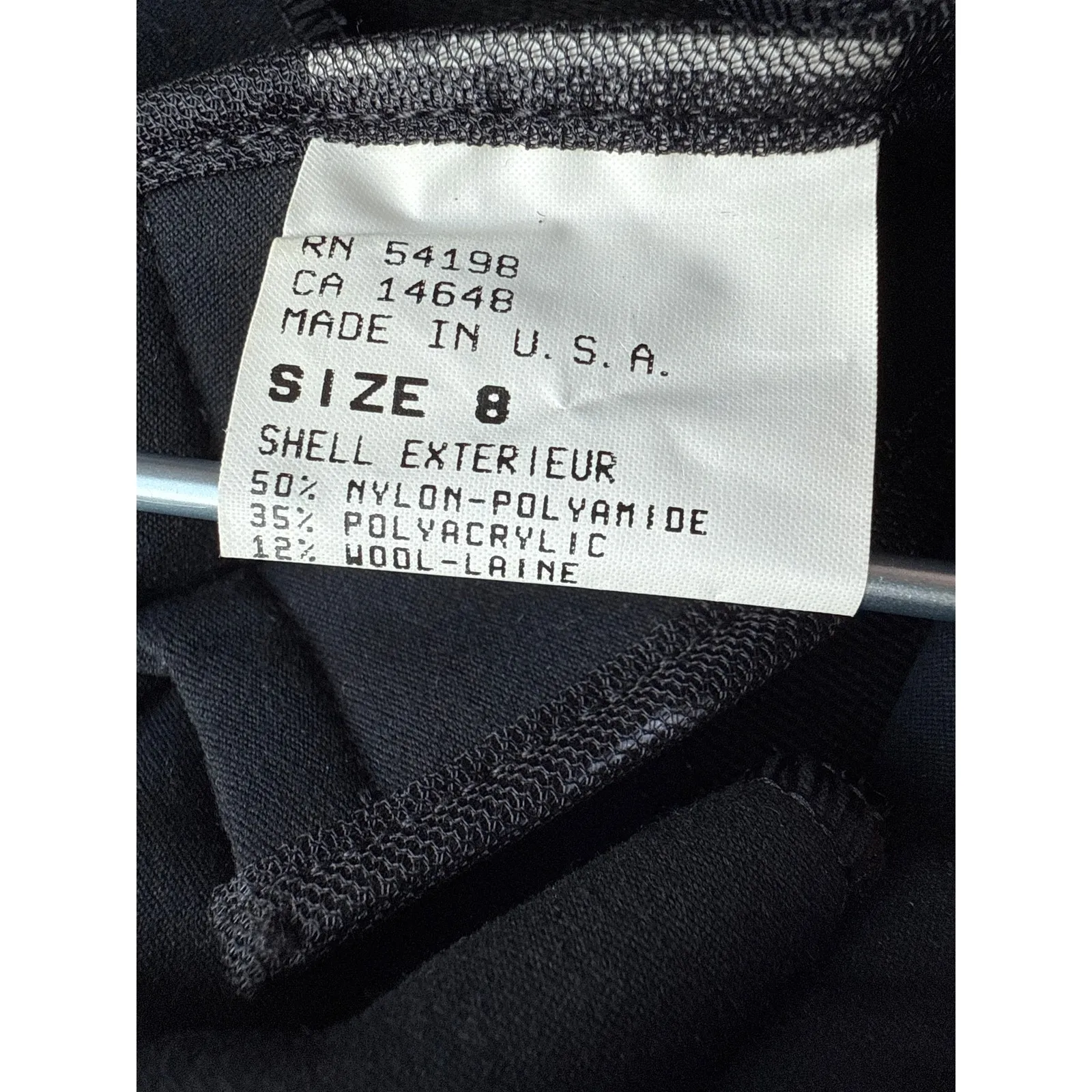 Vintage NWT Bogner Women's Black Stirrup Ski Pants Size 8 Waist 28 - Image 7