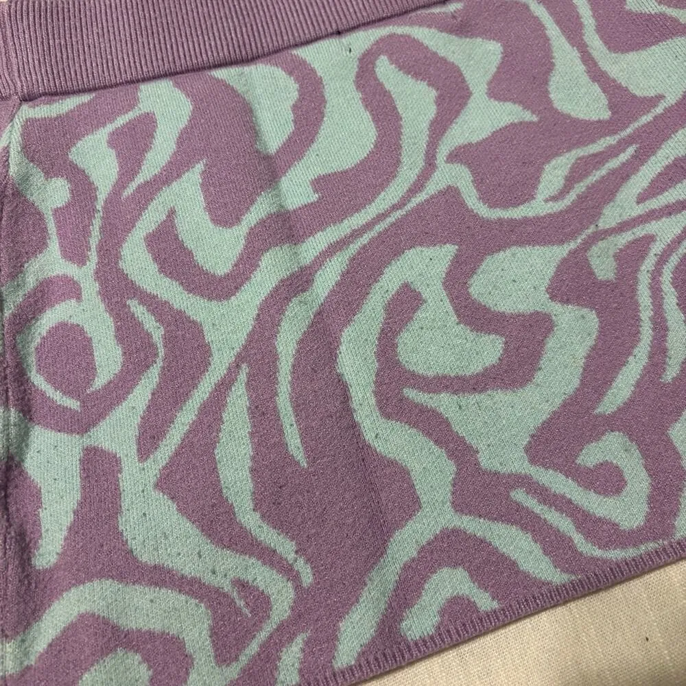 Motel Rocks Knit Two Piece Rave Set Purple Blue XS - Image 8