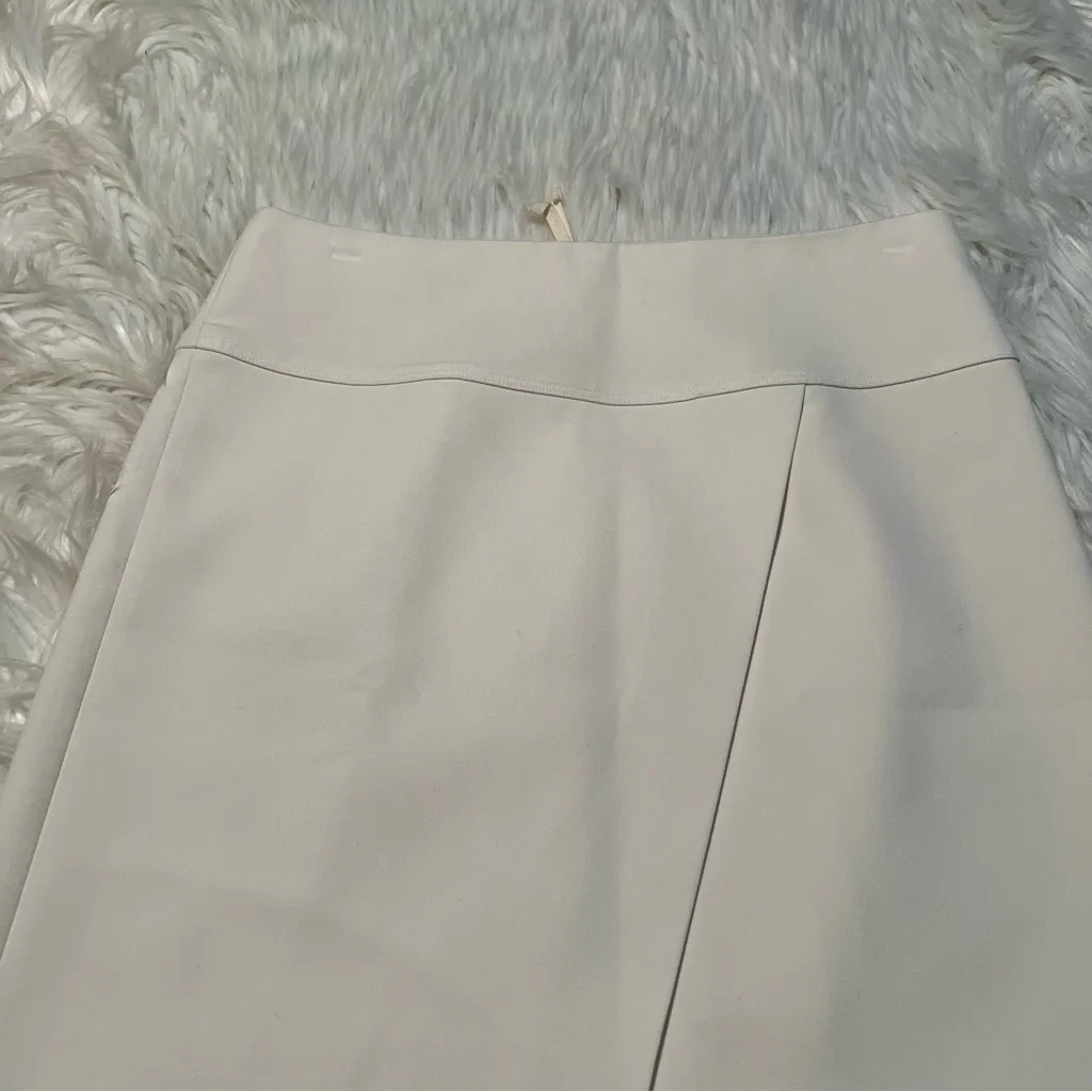 J. Crew Crossover Wrap Mini Skirt Ivory 2 - Image 3